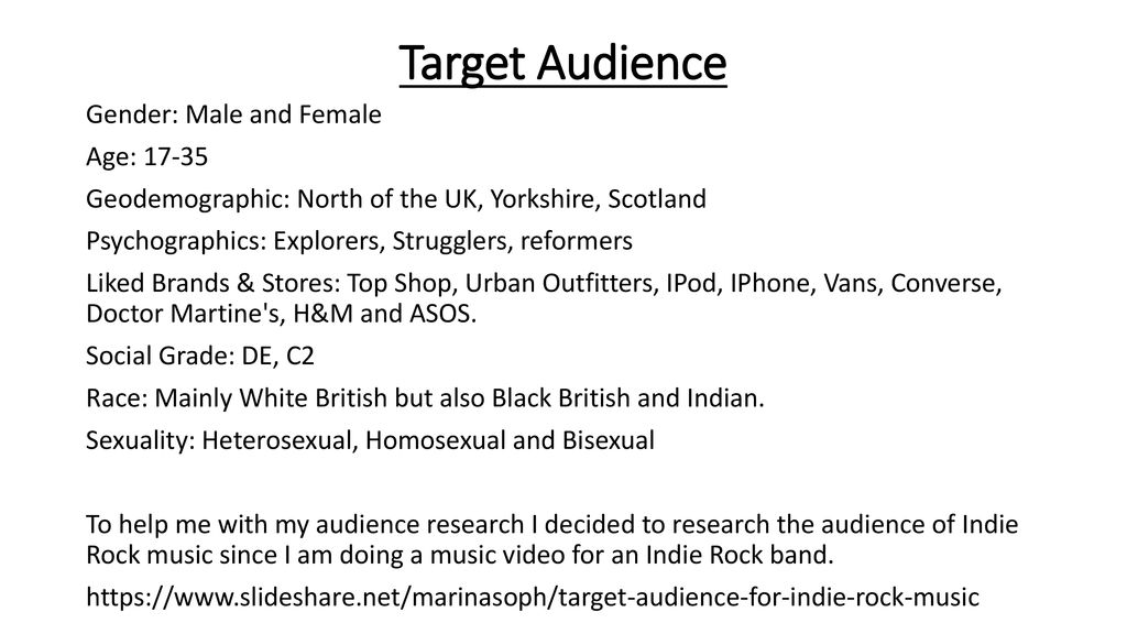 H&m target audience hotsell
